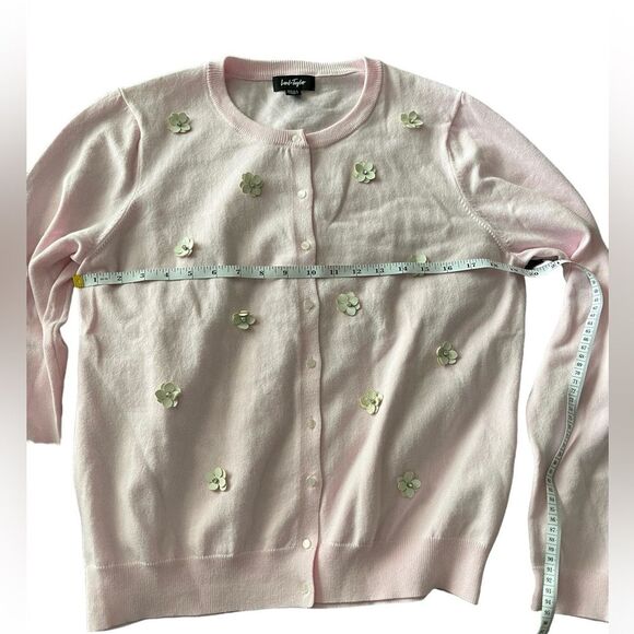 Lord & Taylor Floral Cardigan - Picture 3 of 7